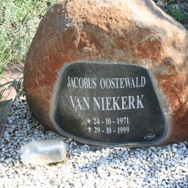 NIEKERK Jacobus Oostewald, van 1971-1999