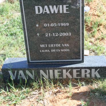 NIEKERK Dawie, van 1969-2003