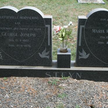STEYN George Joseph 1927-1975 &amp; Maria Magdalena 1928-1994