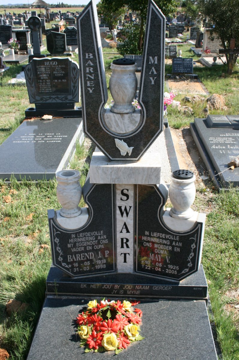 SWART Barend J.P. 1918-1998 & May V. 1925-2005