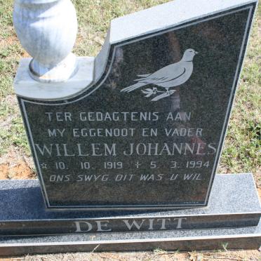 WITT Willem Johannes, de 1919-1994