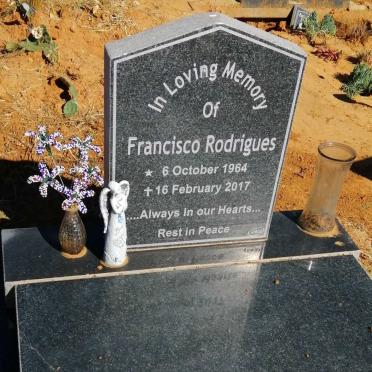 RODRIGUES Francisco 1964-2017