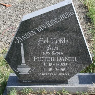 RENSBURG Pieter Daniel, Jansen van 1935-1991