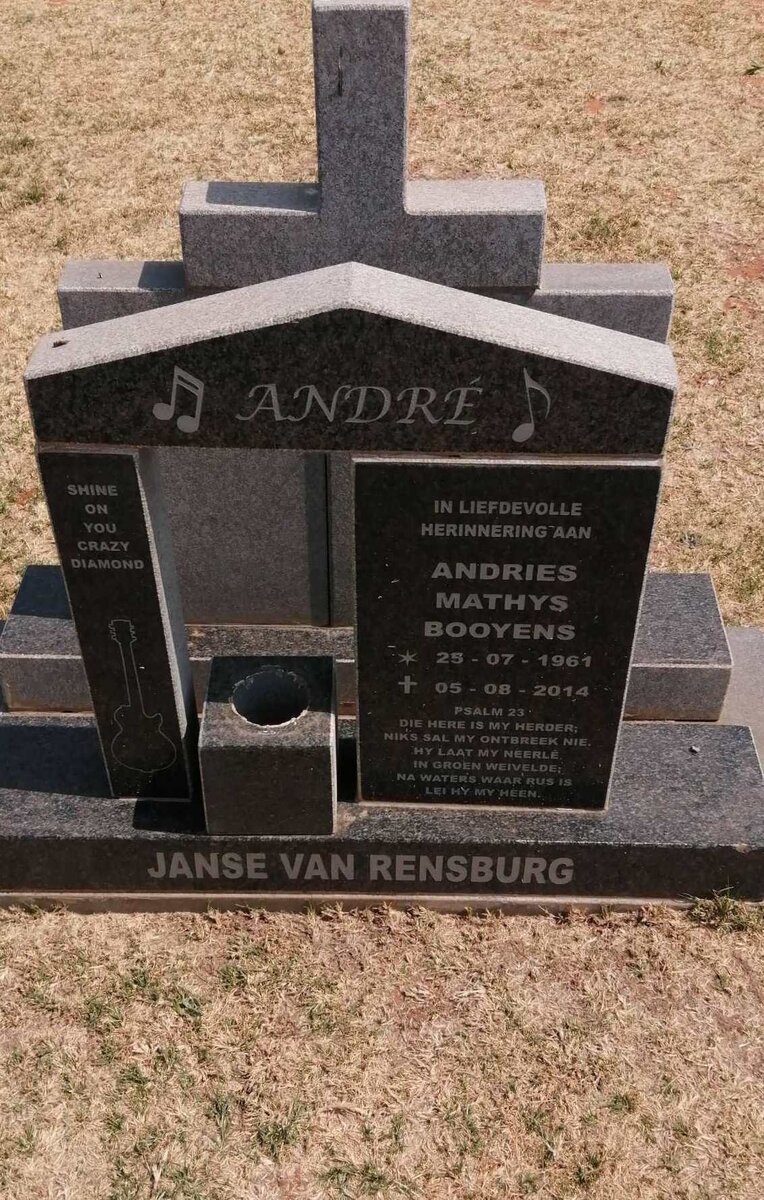 RENSBURG Andries Mathys Booyens, Janse van 1961-2014