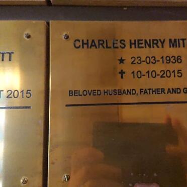 MITCHELL Charles Henry 1936-2015