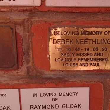 NEETHLING Derek 1944-1993
