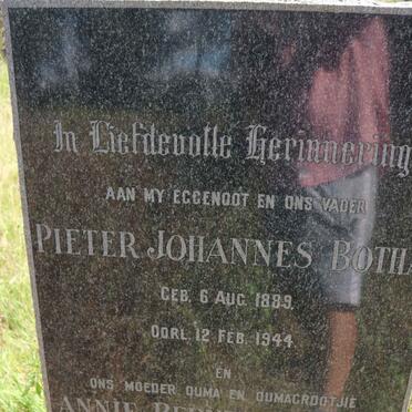 BOTHA Pieter Johannes 1889-1944 &amp; Annie Bernetta POHL 1891-1979