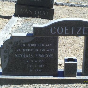 COETZEE Nicolaas Francois 1917-1992 &amp; Gerrida