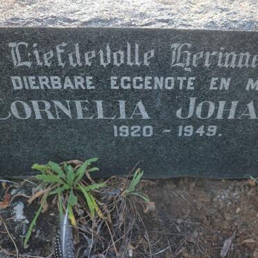 EYSSEN Cornelia Johanna, van 1920-1949