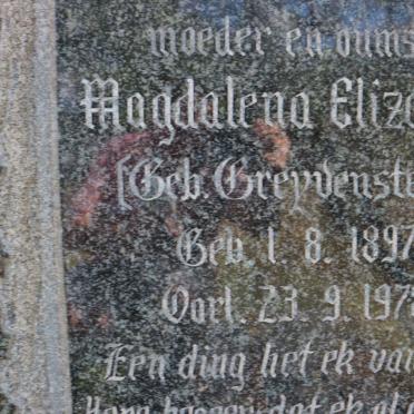 GREYLING Johannes Christoffel 1890-1952 &amp; Magdalena Elizabeth GREYVENSTEIN 1897-1978