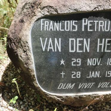HEEVER Francois Petrus, van den 1894-1956