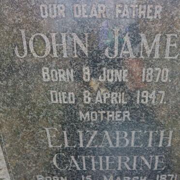 HAVENGA John James 1870-1947 &amp; Elizabeth Catherine 1871-1954