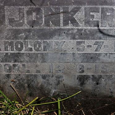 JONKER Maria Elizabeth nee MOLONY 1907-1942