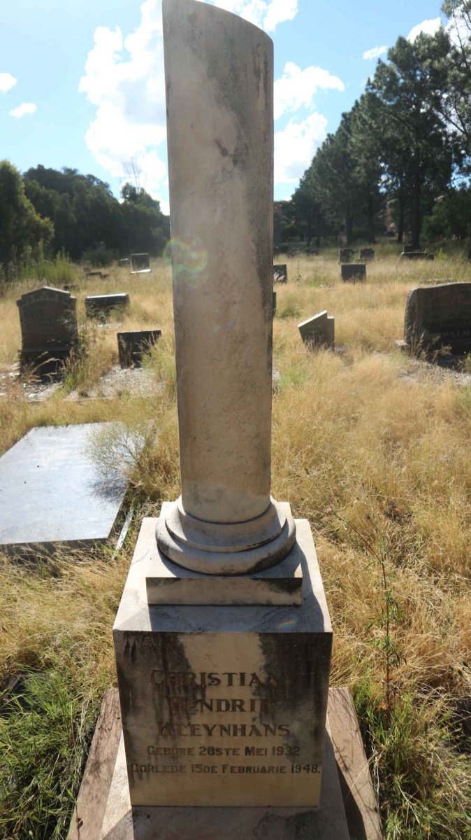 KLEYNHANS Christiaan Hendrik 1932-1948