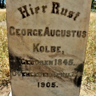 KOLBE George Augustus 1845-1905