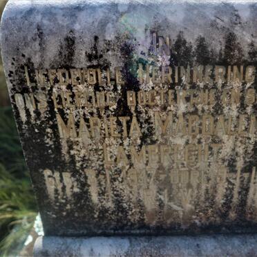 LAMBRECHT Marieta Magdalena 1947-1947