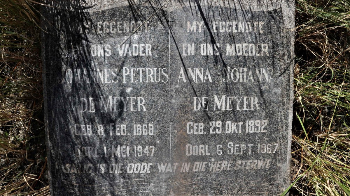 MEYER Johannes Petrus, de 1868-1947 & Anna Johanna 1892-1967