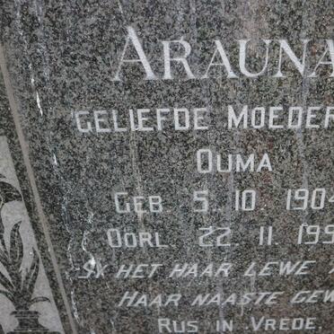 MARAIS Sarel 1903-1955 &amp; Arauna 1904-1990