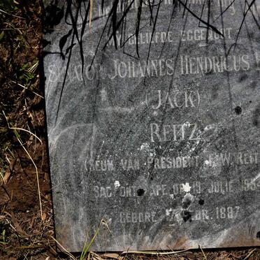 REITZ Johannes Hendricus Brand 1887-1954