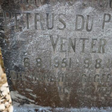 VENTER Petrus du Plooy 1951-1951