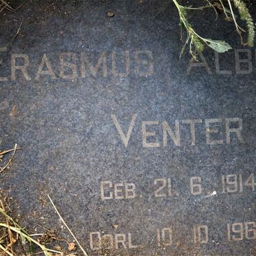 VENTER Erasmus Albertus 1914-1968
