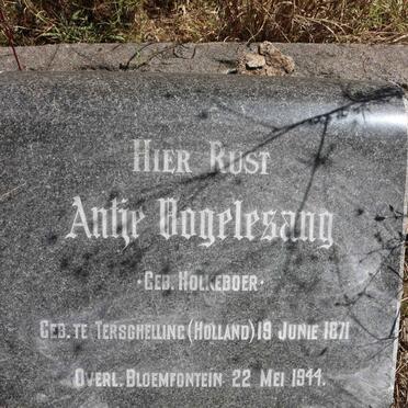 VOGELESANG Jacobus 1874-1951 &amp; Antje HOLKEBOER 1871-1944