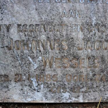 WESSELS Johannes Jacobus 1885-1948