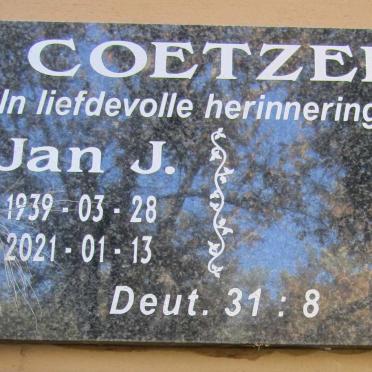 COETZEE Jan J. 1939-2021