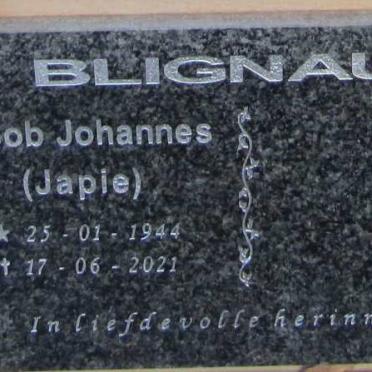 BLIGNAUT Jacob Johannes 1944-2021