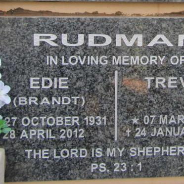RUDMAN Trevor 1935-2014 &amp; Eddie BRANDT 1931-2012