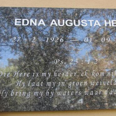 HEYS Edna Augusta 1926-2013