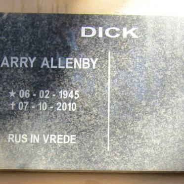 DICK Harry Allenby 1945-2010