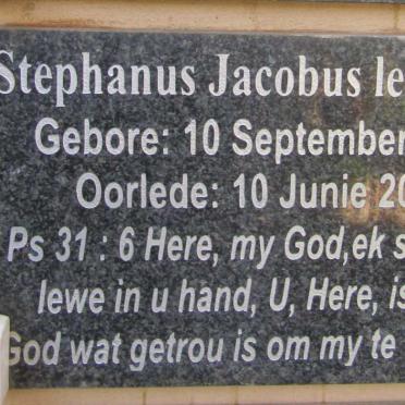 ROUX Stephanus Jacobus, le 1964-2010