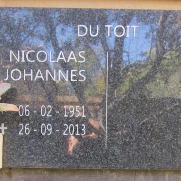 TOIT Nicolaas Johannes, du 1951-2013