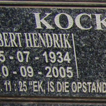 KOCK Lambert Hendrik 1934-2005