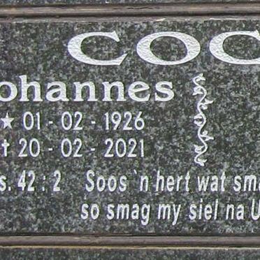 COCK Johannes 1926-2021 &amp; Rika 1928-