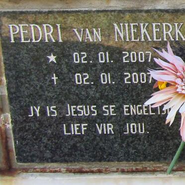 NIEKERK Pedri, van 2007-2007
