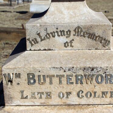 BUTTERWORTH Wm. -1898