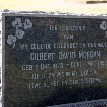 MORGAN Gilbert David 1878-1957