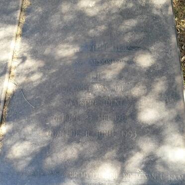 FOUCHE R. nee McDONALD 1900-1993