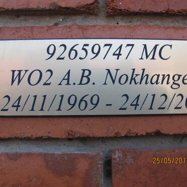 NOKHANGELA A.B. 1969-2007