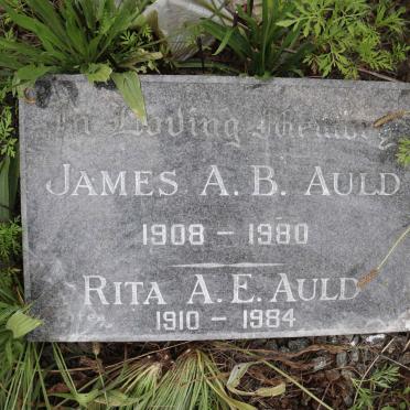 AULD James A.B. 1908-1980 &amp; Rita A.E. 1910-1984