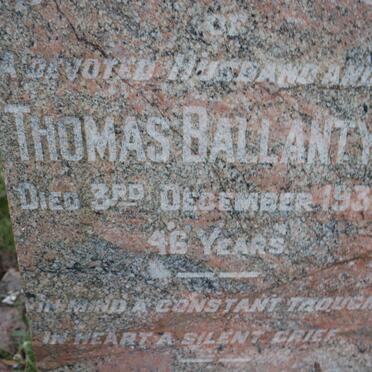 BALLANTYNE Thomas -1936