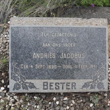 BESTER Andries Jacobus 1890-1941