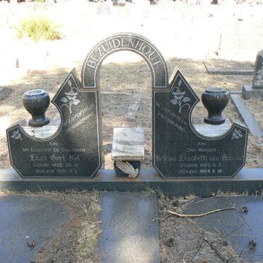 BEZUIDENHOUT Eliza Gert Nel 1898-1986 &amp; Helena Elizabeth GOUCHE 1899-1994