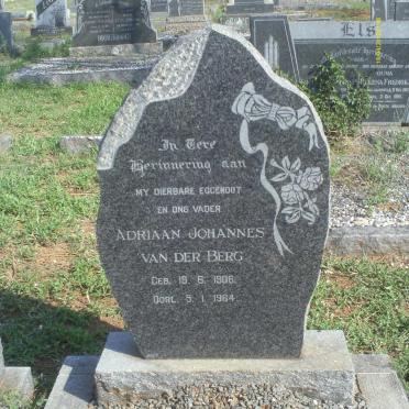 BERG Adriaan Johannes, van der 1906-1964