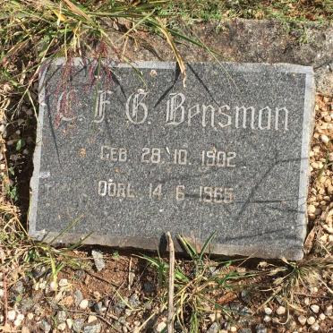 BENSMAN C.F.G. 1902-1965