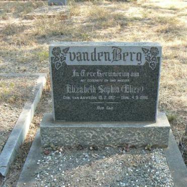 BERG Elizabeth Sophia, van den nee VAN ASWEGEN 1912-1966