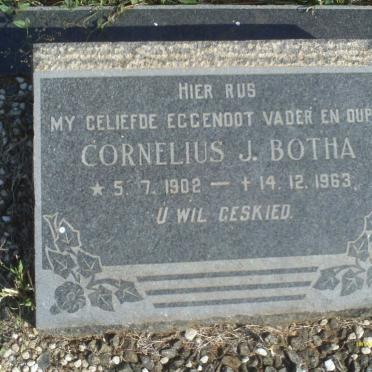 BOTHA Cornelius J. 1902-1963