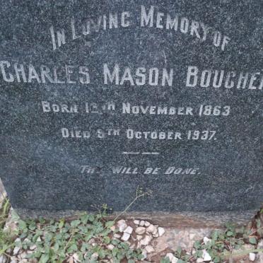 BOUCHER Charles Mason 1863-1937